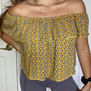 Off the shoulder blouse